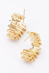 Gold Plated Metal Earring | Mixtshop LLC