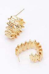 Gold Plated Metal Earring | Mixtshop LLC