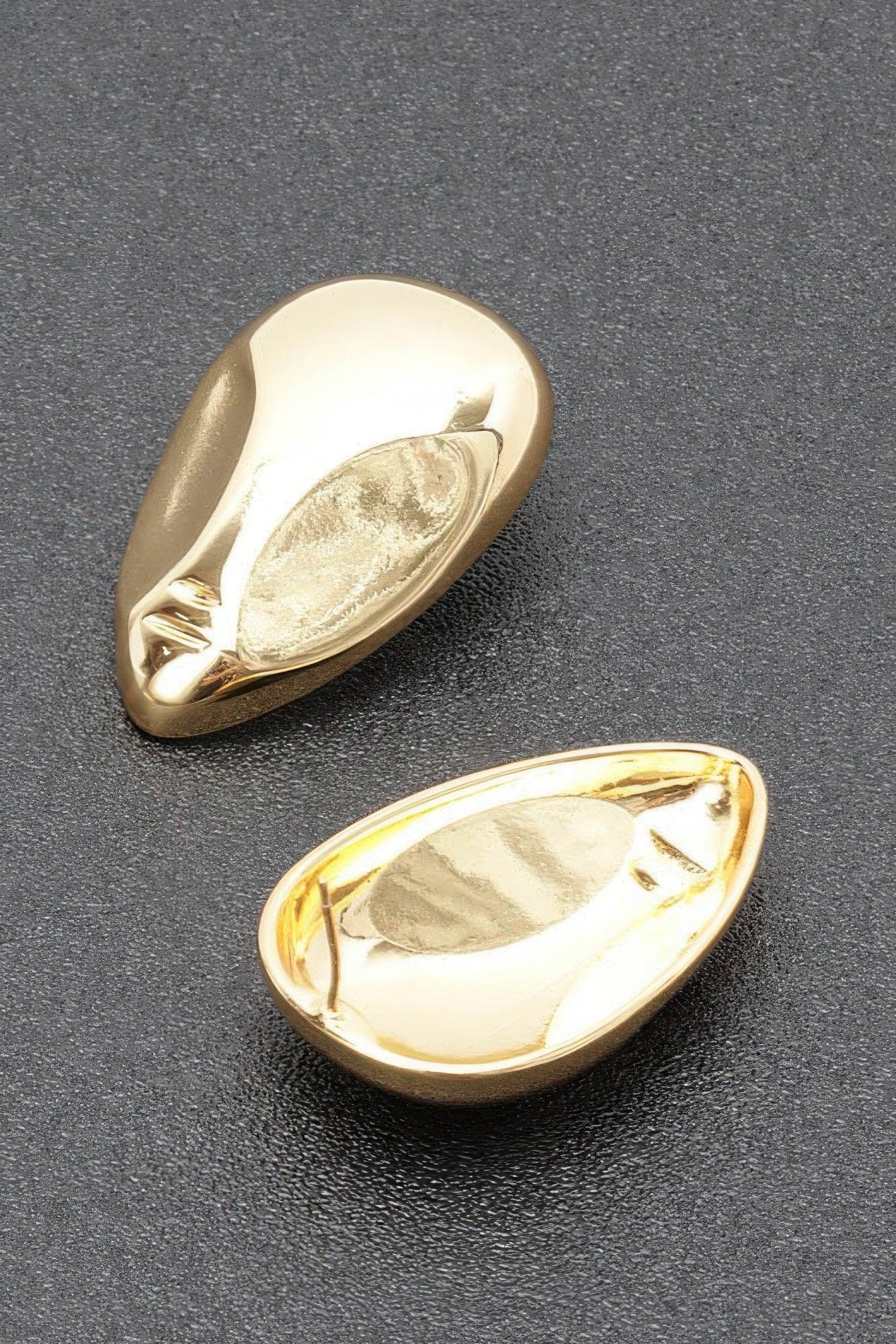 Gold Plated Metal Earring Secondary image