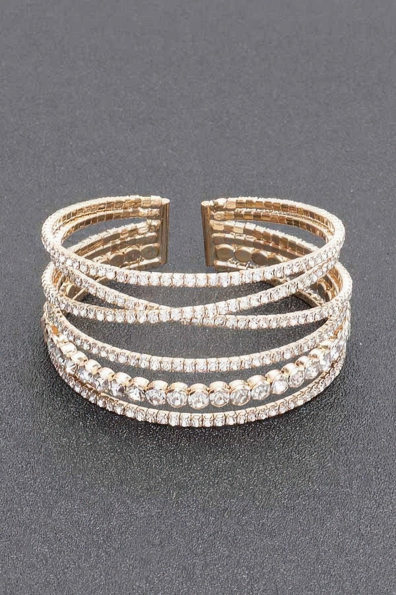 Rhinestone Bracelet | Mixtshop LLC Main image