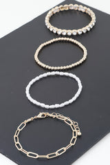 Triple Rhinestone Beaded Bracelet | Mixtshop LLC