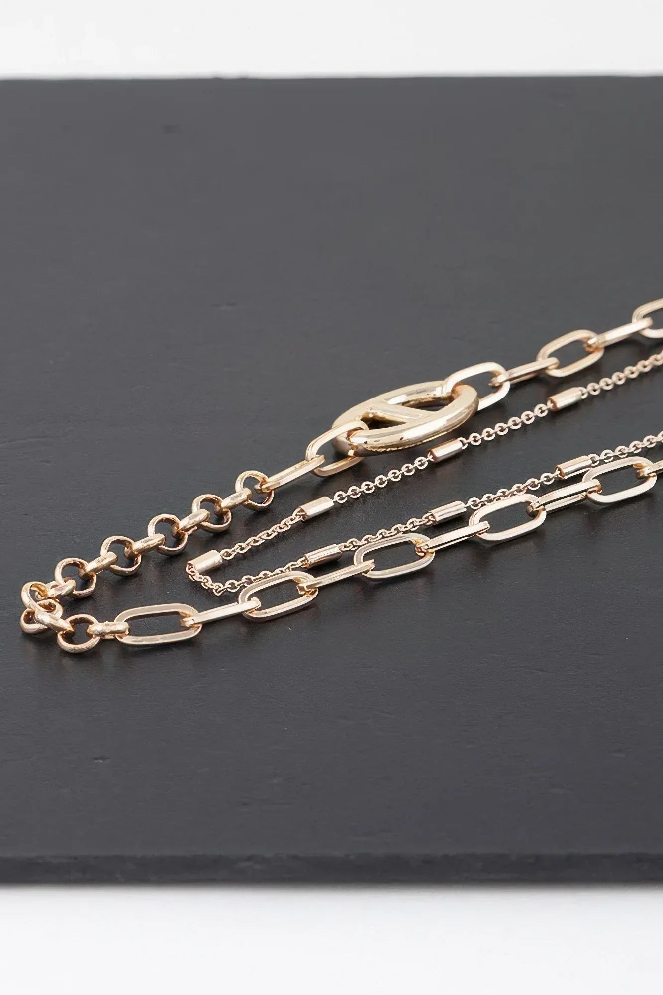 Double Link Chain Choker Necklace | Mixtshop LLC
