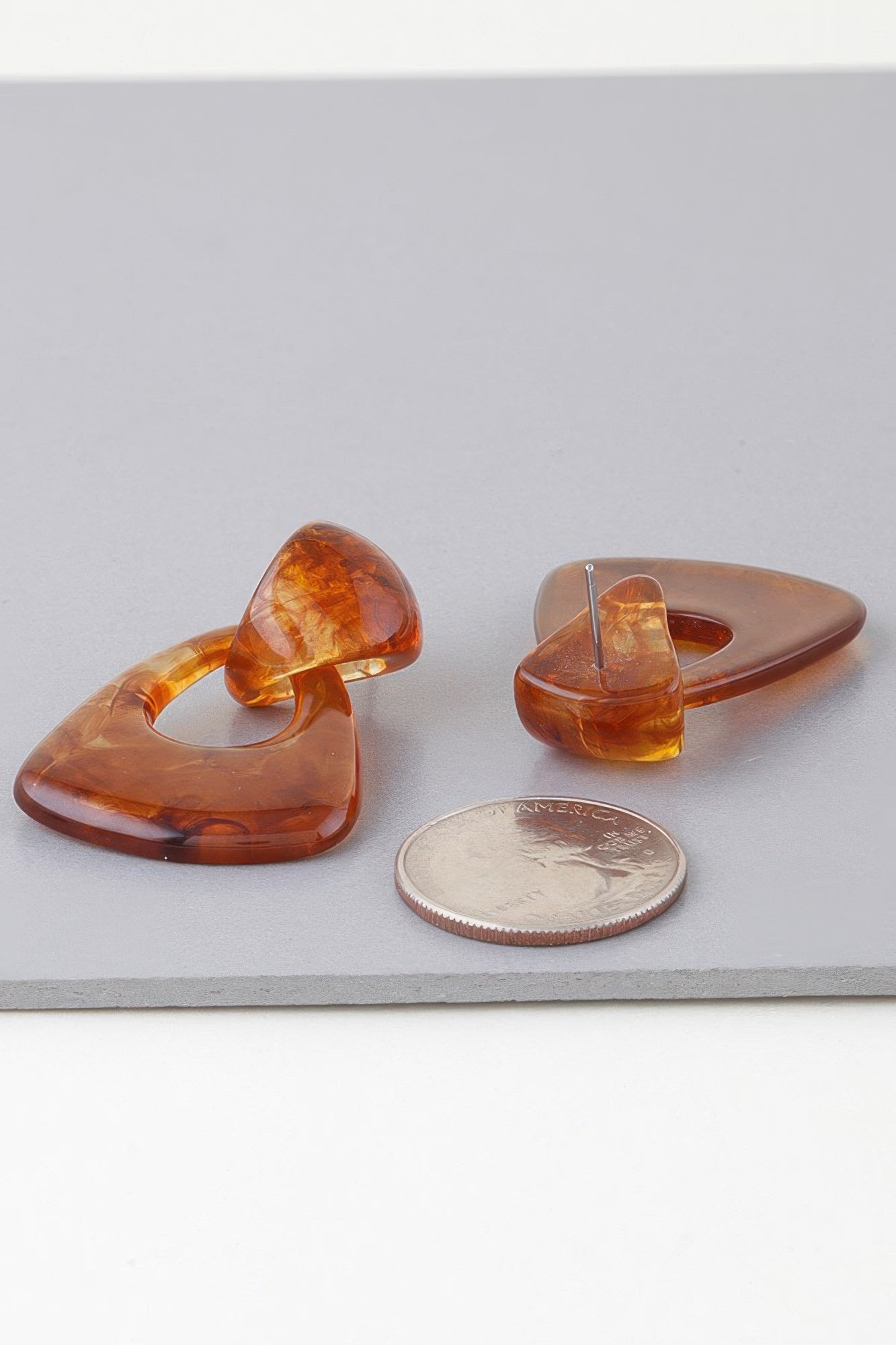 Open Marble Fashion Earrings | Mixtshop LLC