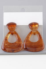 Open Marble Fashion Earrings | Mixtshop LLC