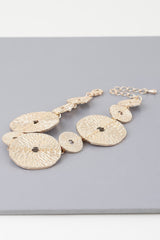 Multi Hammered Disc Bracelet | Mixtshop LLC