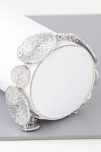 Multi Hammered Disc Bracelet | Mixtshop LLC