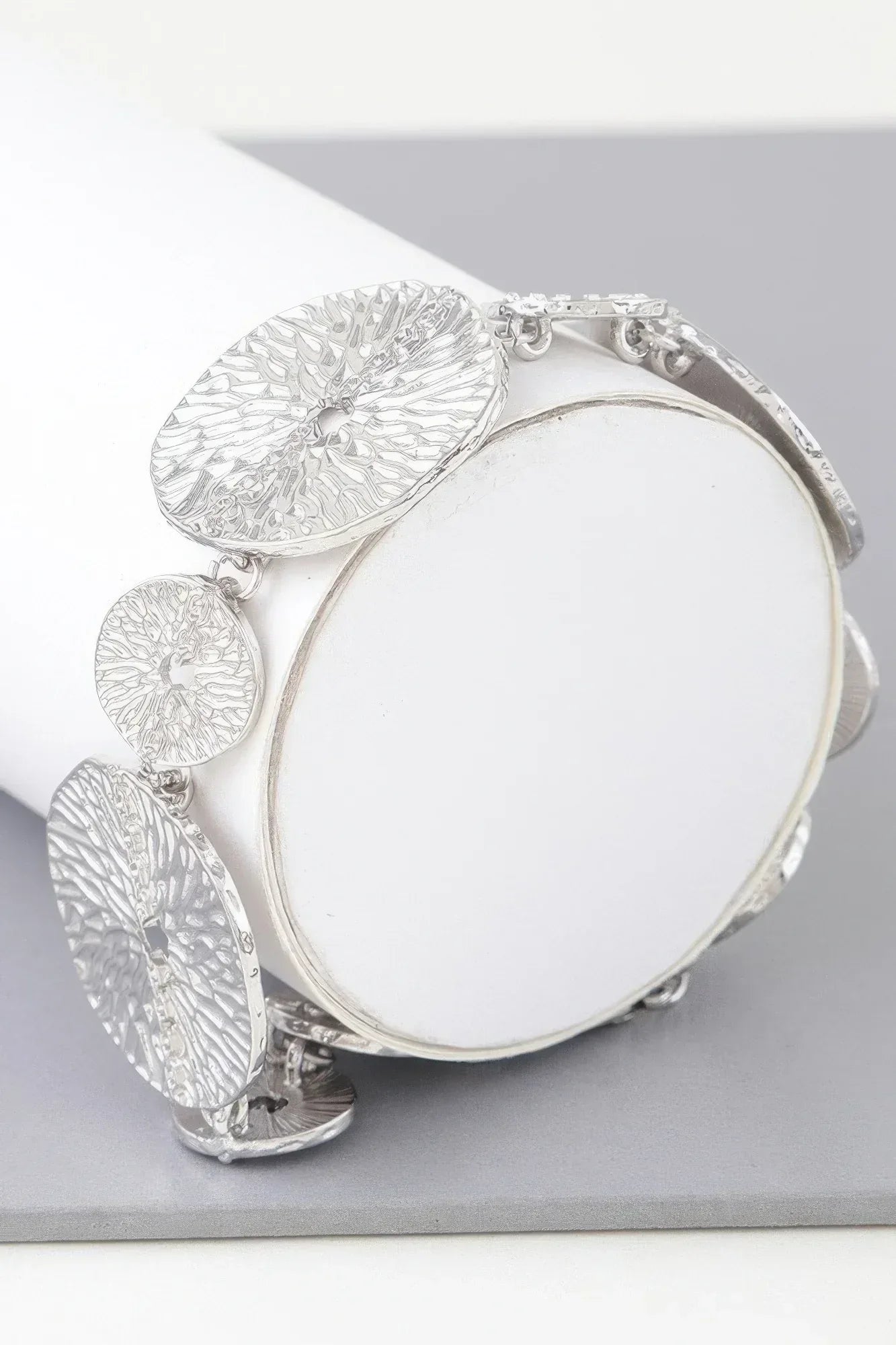 Multi Hammered Disc Bracelet | Mixtshop LLC