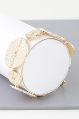 Multi Hammered Disc Bracelet | Mixtshop LLC