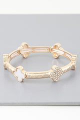 Multi Clover Charm Bracelet | Mixtshop LLC
