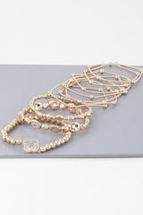 Multi Clover Coil Beaded Bracelet | Mixtshop LLC