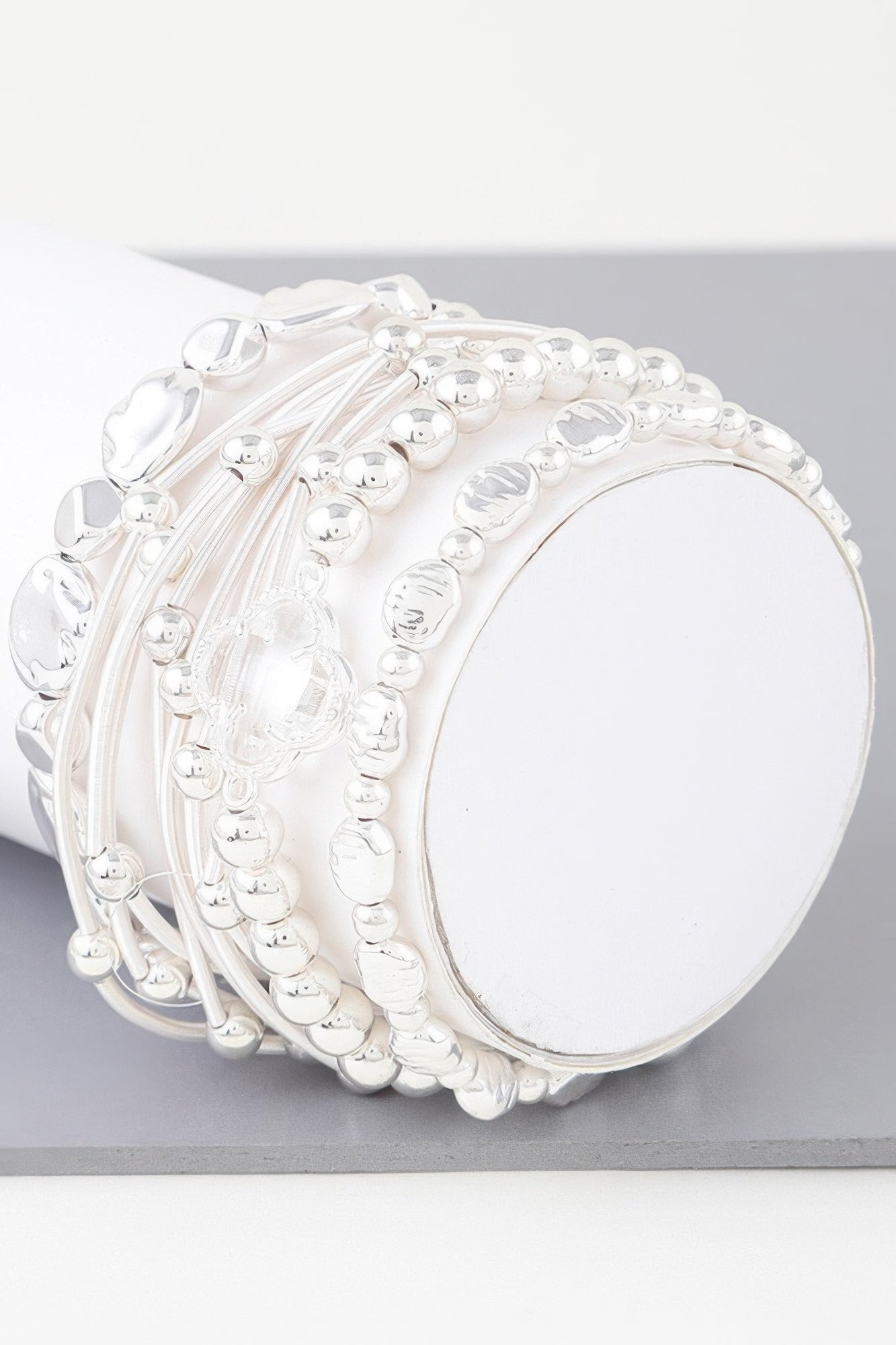 Multi Clover Coil Beaded Bracelet | Mixtshop LLC