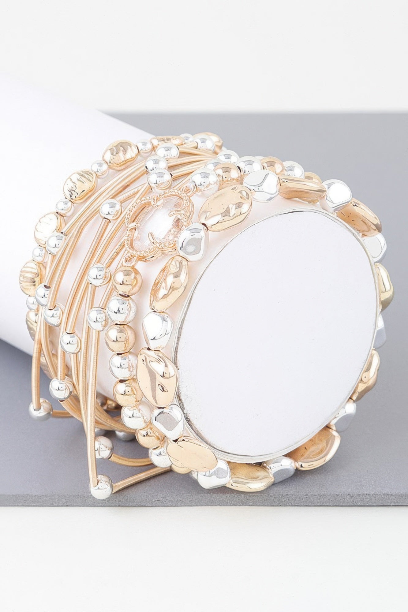 Multi Clover Coil Beaded Bracelet | Mixtshop LLC