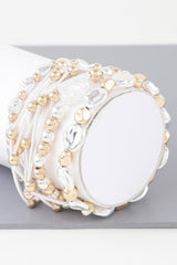 Multi Clover Coil Beaded Bracelet | Mixtshop LLC