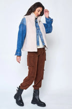 Solid Faux Fur Vest | Mixtshop LLC