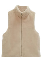 Solid Faux Fur Vest | Mixtshop LLC