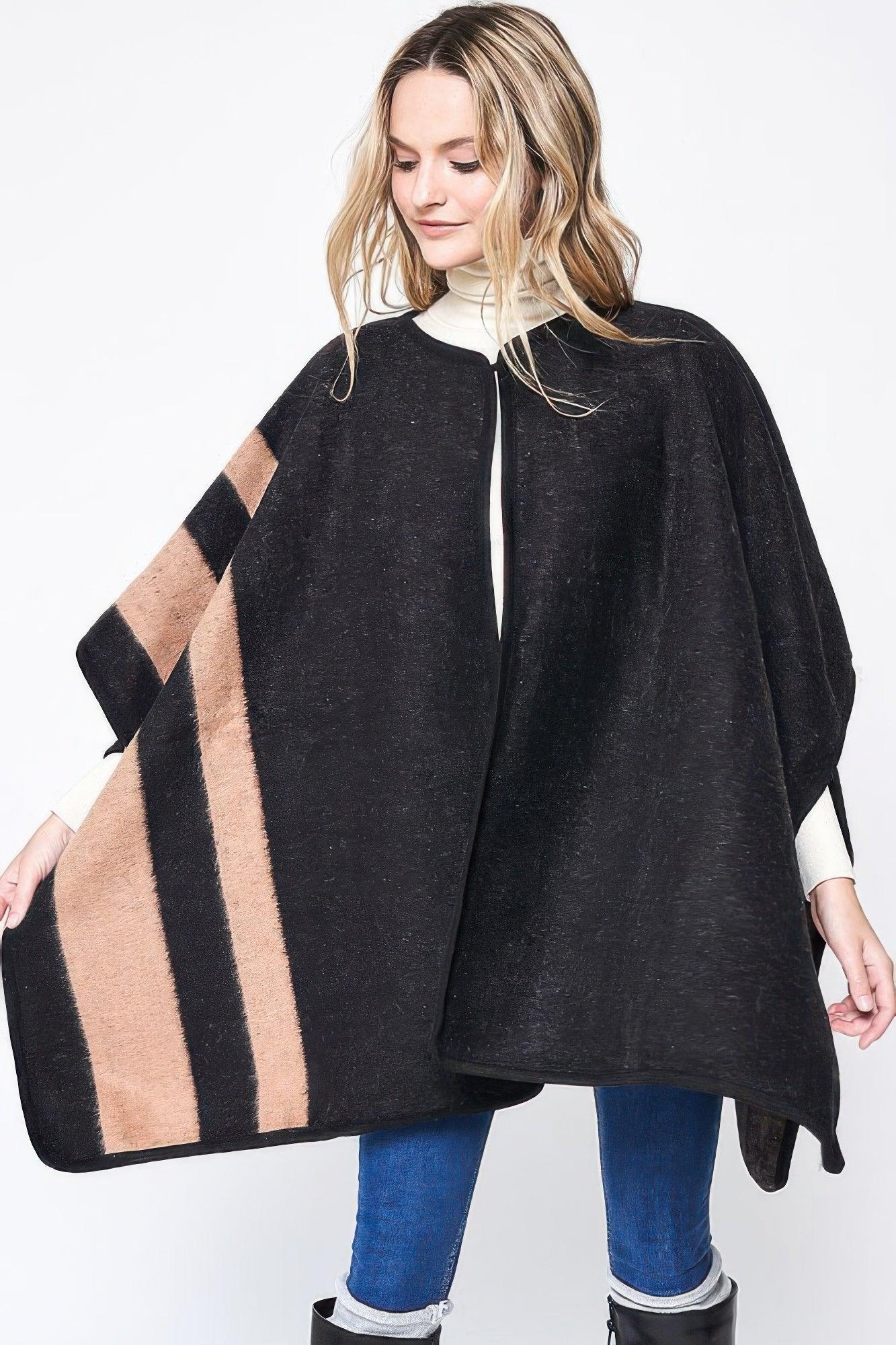 Side Border Ruana | Mixtshop LLC