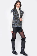 Plaid Tweed Vest | Mixtshop LLC