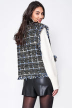 Plaid Tweed Vest | Mixtshop LLC