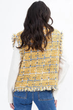 Plaid Tweed Vest | Mixtshop LLC