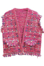 Plaid Tweed Vest | Mixtshop LLC