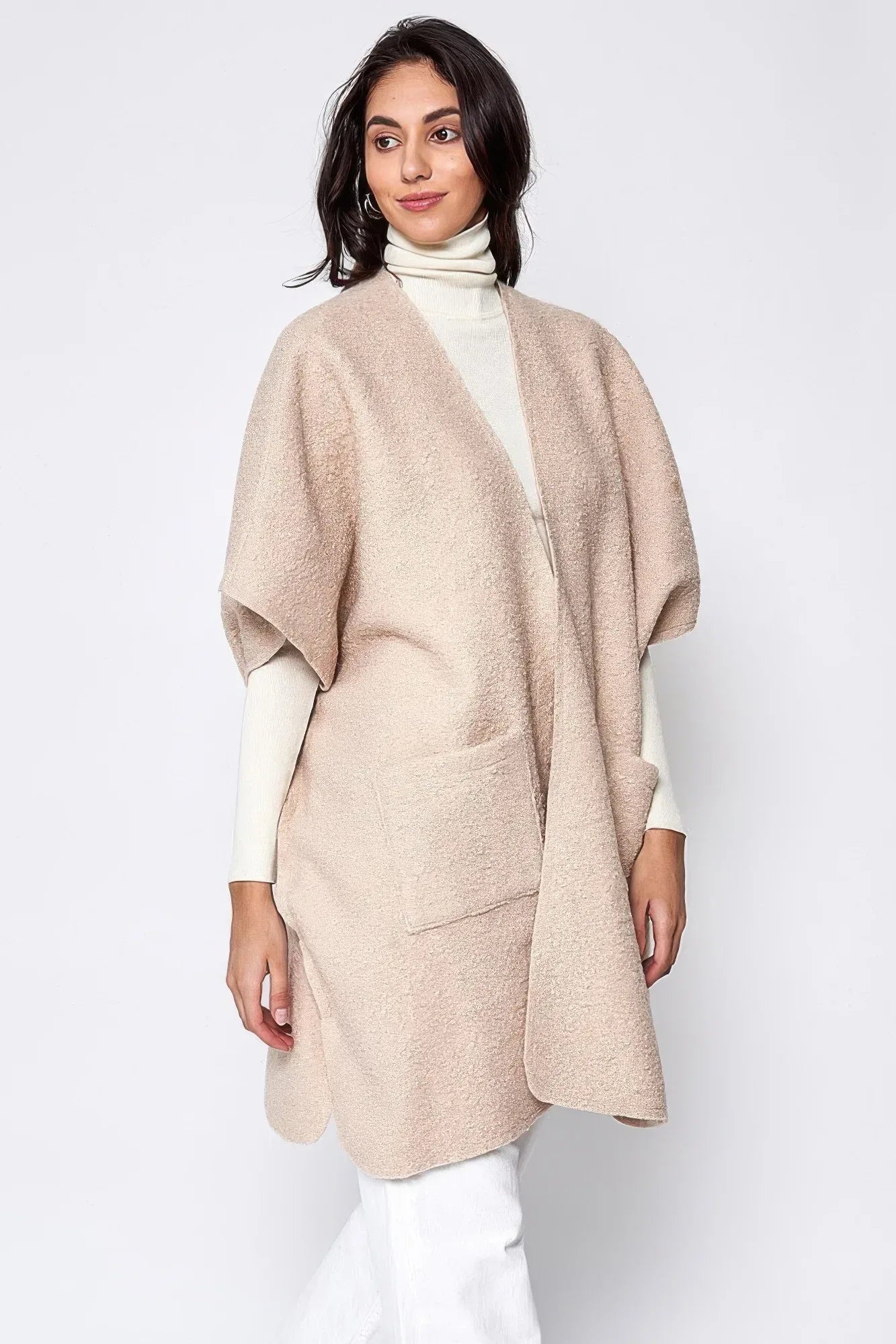 Open Front Pocket Kimono Secondary image