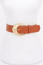 Metal Buckle Pu Belt | Mixtshop LLC