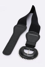 Pearl Metallic Pu Elastic Belt | Mixtshop LLC