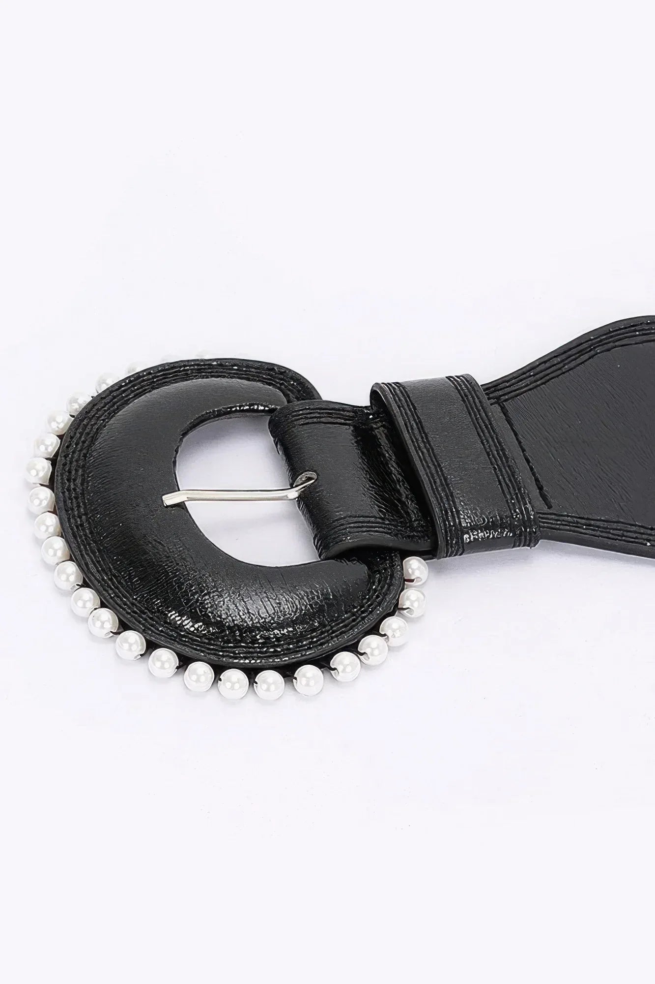 Pearl Metallic Pu Elastic Belt | Mixtshop LLC