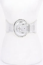 Pearl Metallic Pu Elastic Belt | Mixtshop LLC