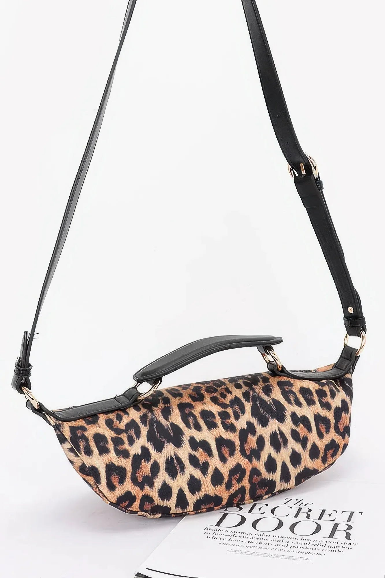 Faux Leather Leopard Crossbody Bag Secondary image