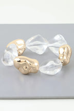 Abstract Stone Beaded Bracelet | Mixtshop LLC