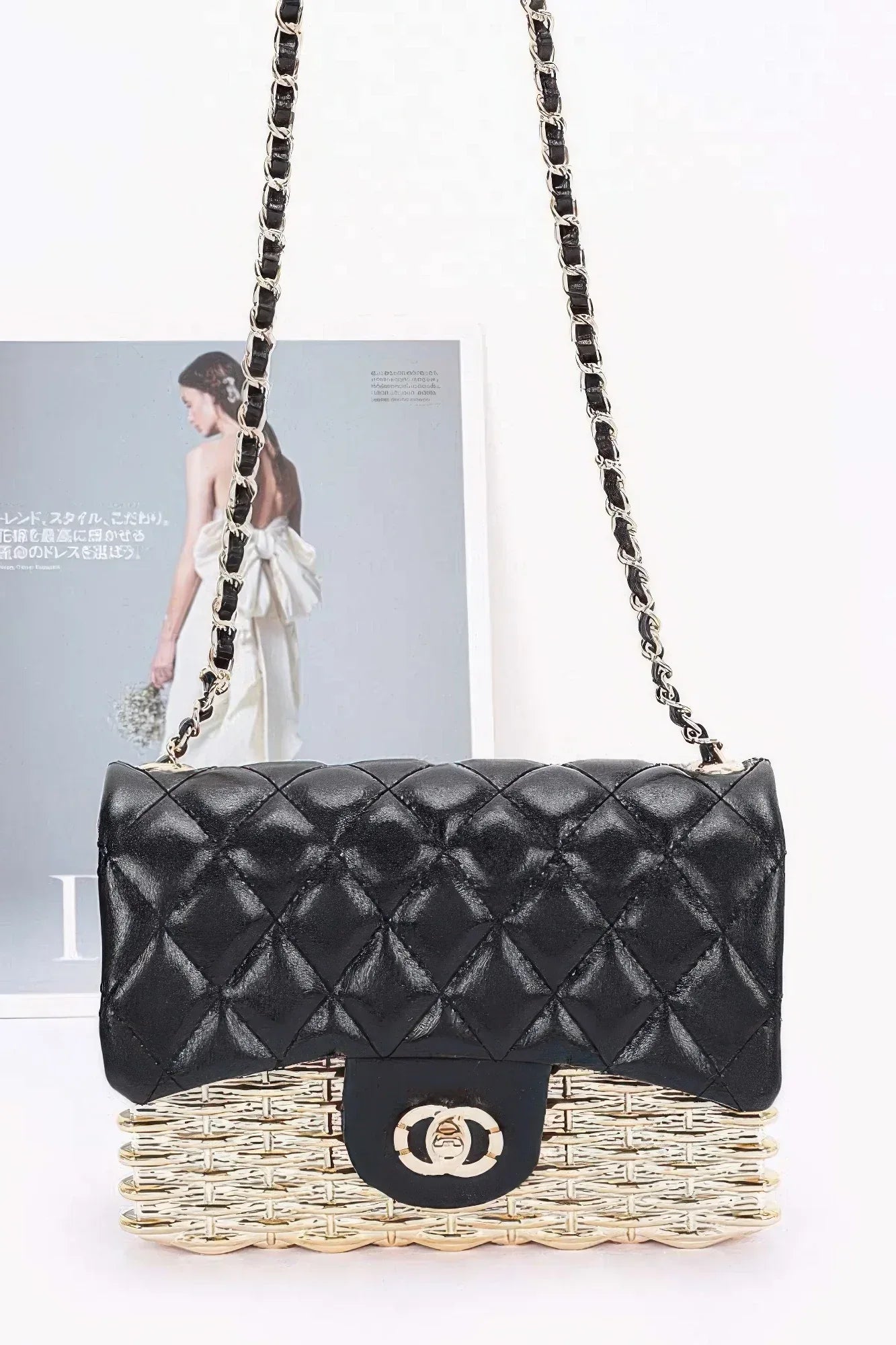Metallic Acrylic Flap Bag | Mixtshop LLC Main image