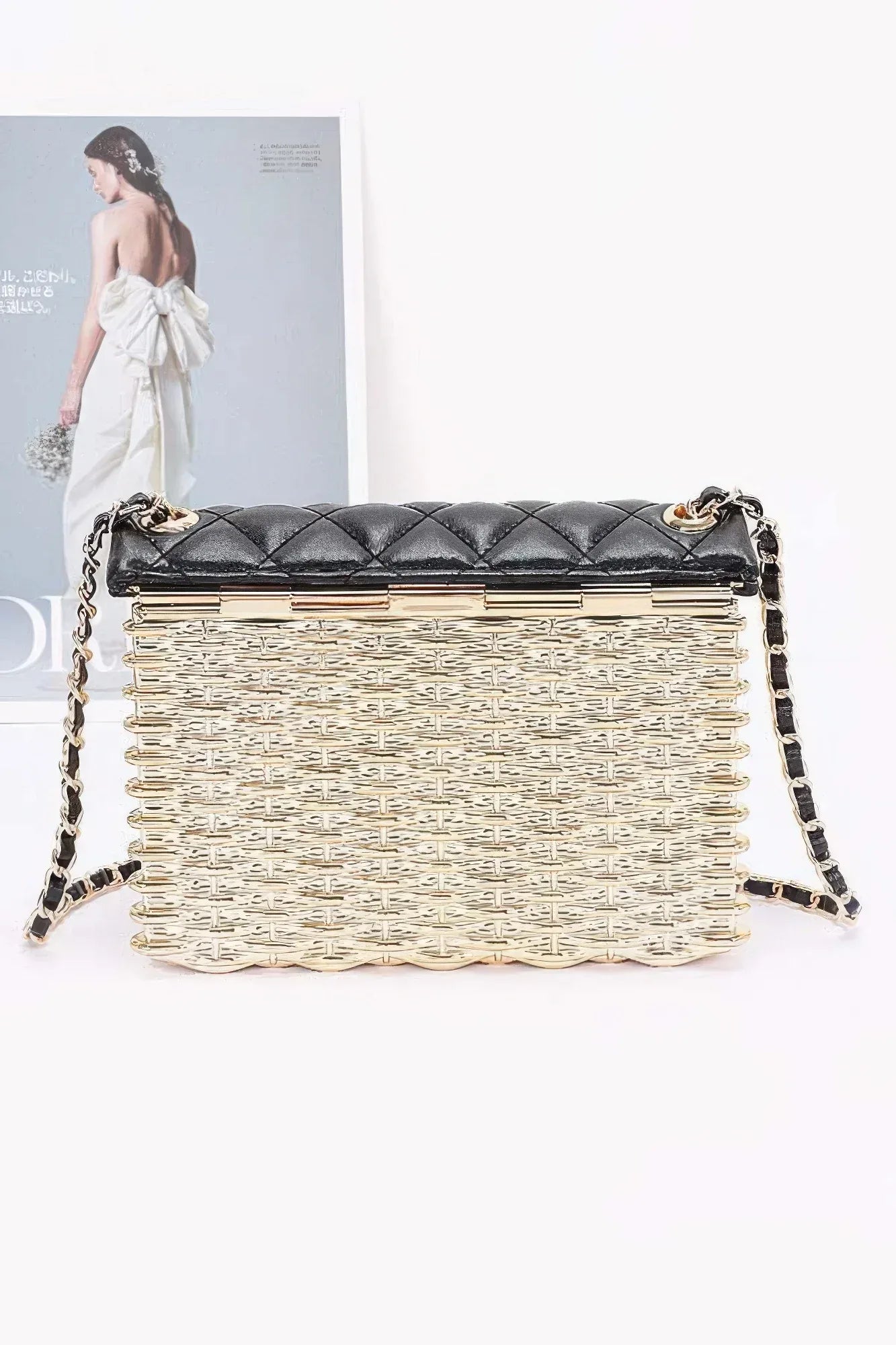 Metallic Acrylic Flap Bag | Mixtshop LLC