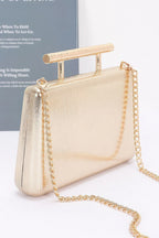 Metal Handle Top Case Clutch | Mixtshop LLC