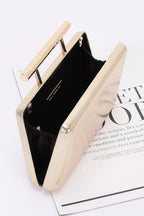 Metal Handle Top Case Clutch | Mixtshop LLC