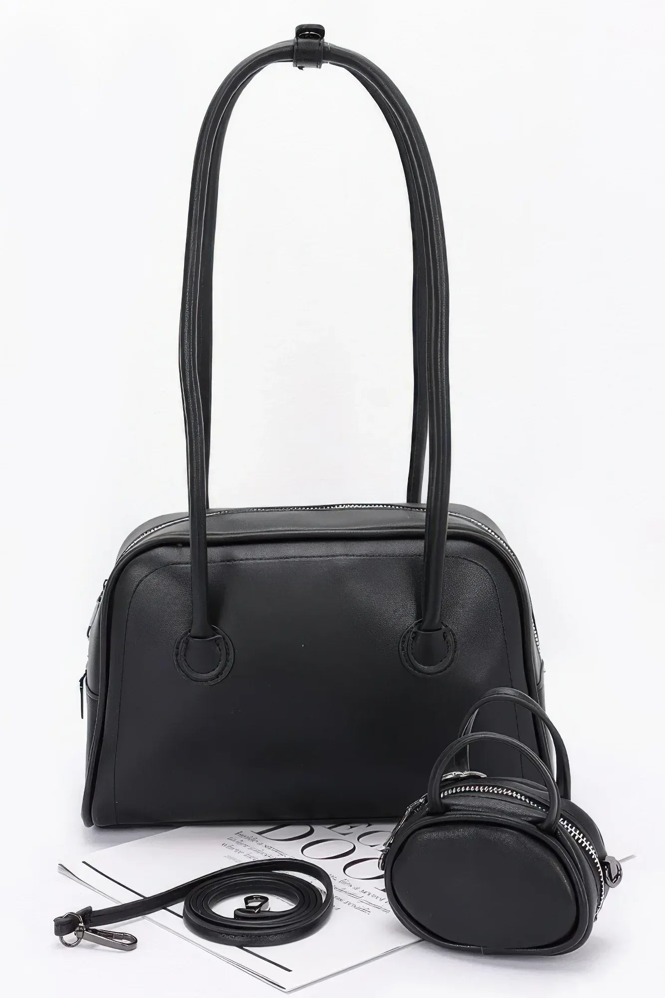 Faux Leather Sport Bag | Mixtshop LLC Main image