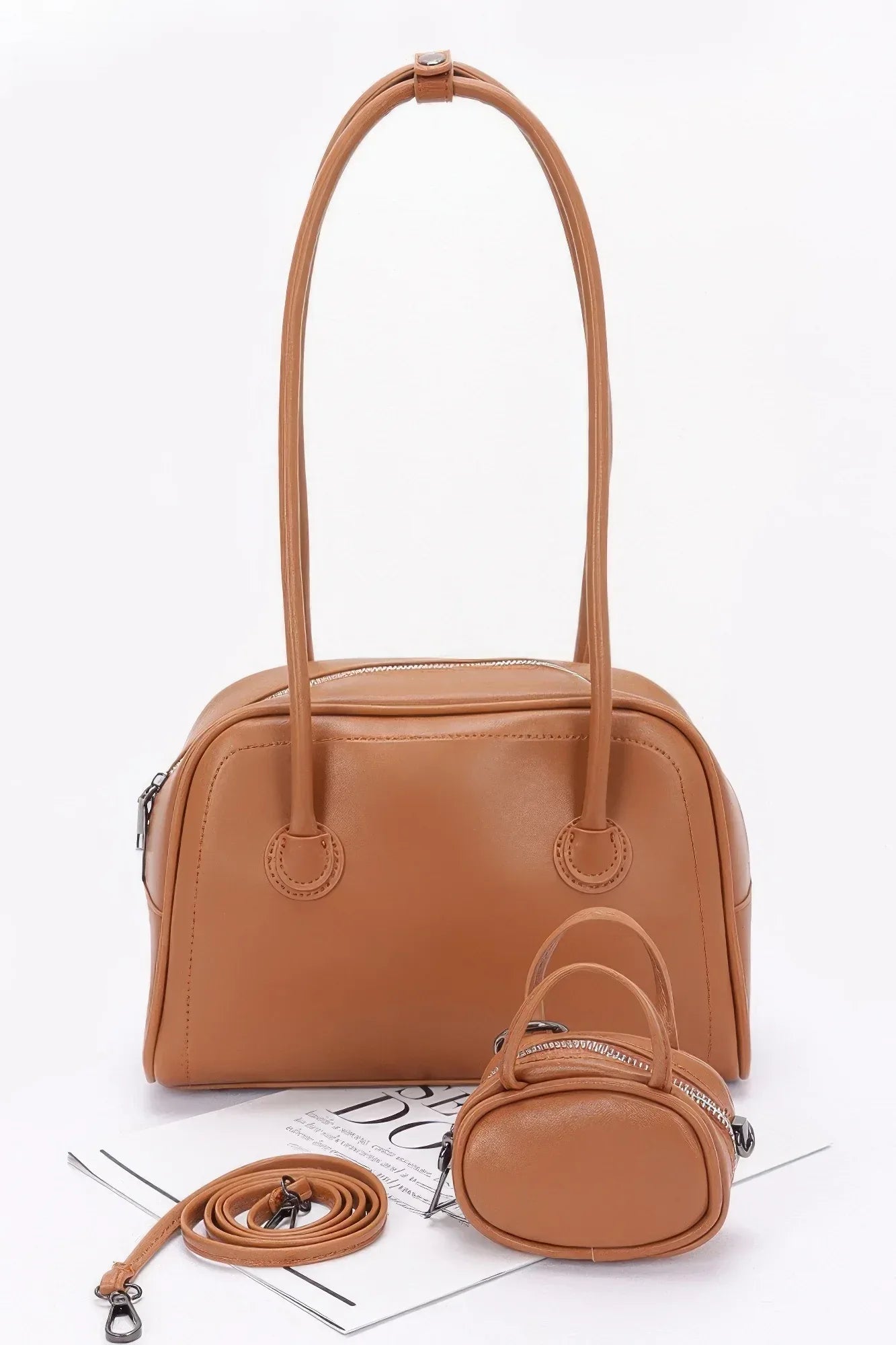 Faux Leather Sport Bag | Mixtshop LLC