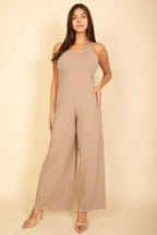 Sleeveless Tank Wide Leg Jumpsuit | Mixtshop LLC