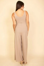 Sleeveless Tank Wide Leg Jumpsuit | Mixtshop LLC