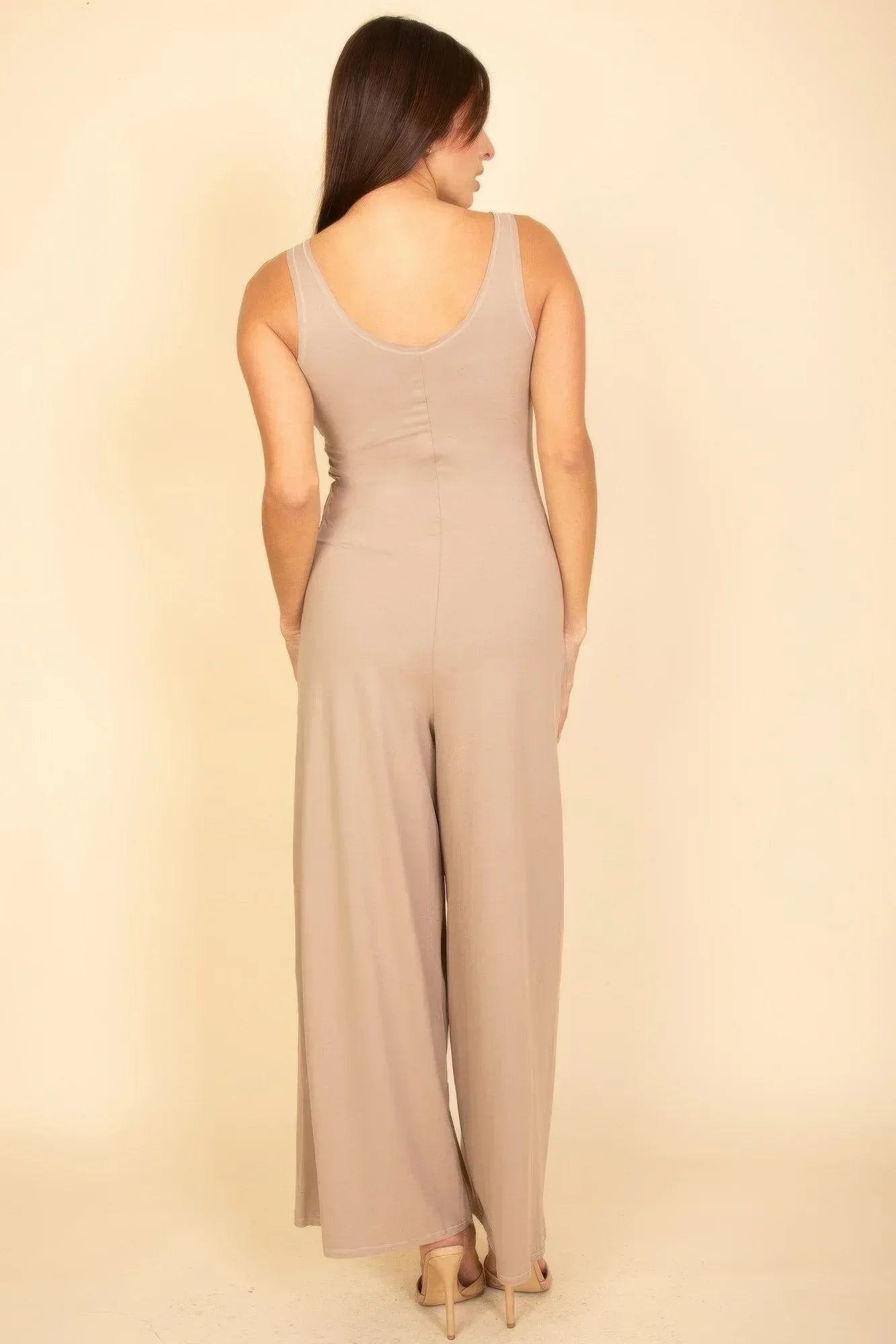Sleeveless Tank Wide Leg Jumpsuit | Mixtshop LLC