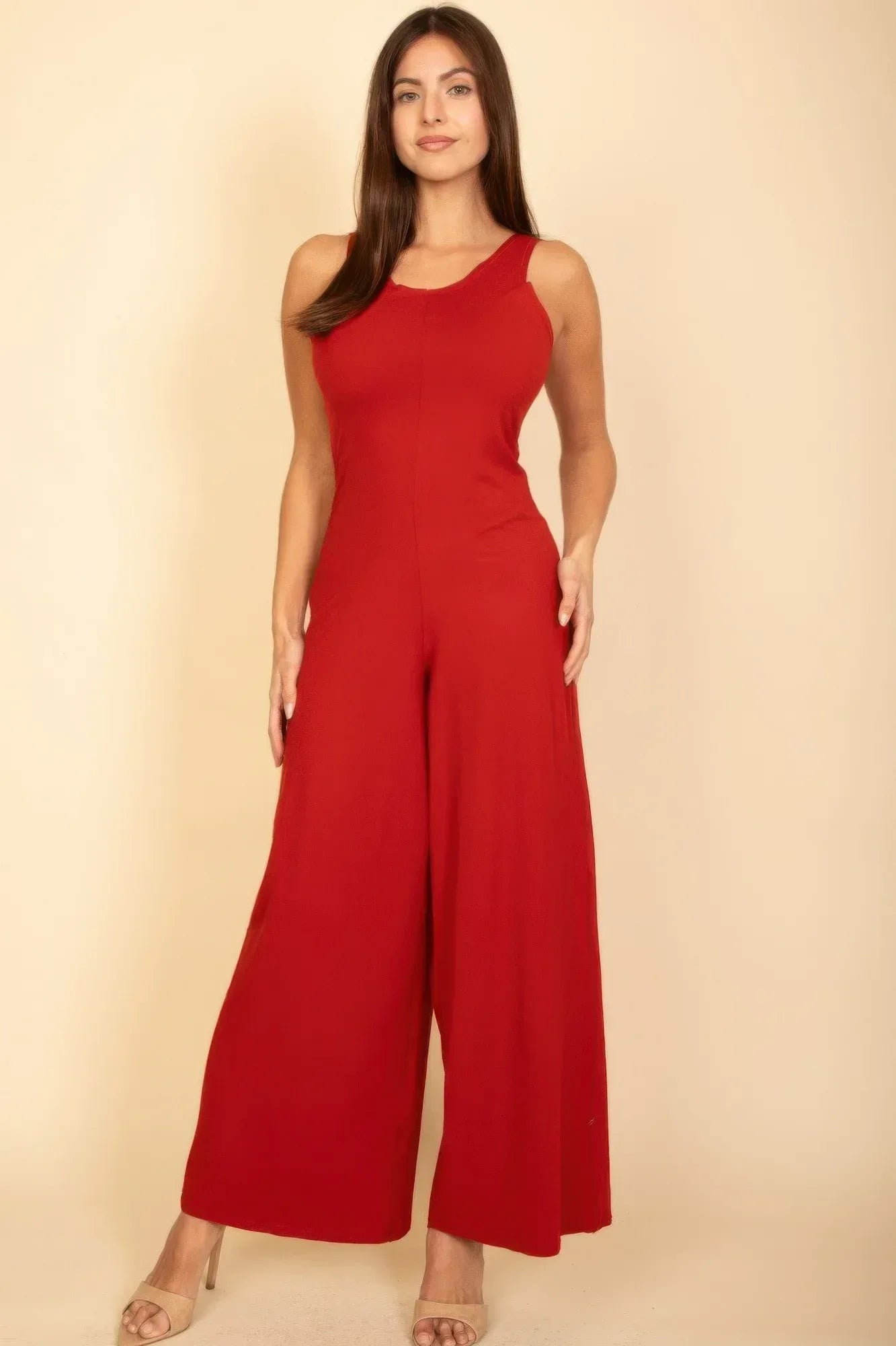 Sleeveless Tank Wide Leg Jumpsuit | Mixtshop LLC