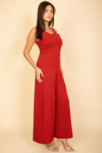 Sleeveless Tank Wide Leg Jumpsuit | Mixtshop LLC