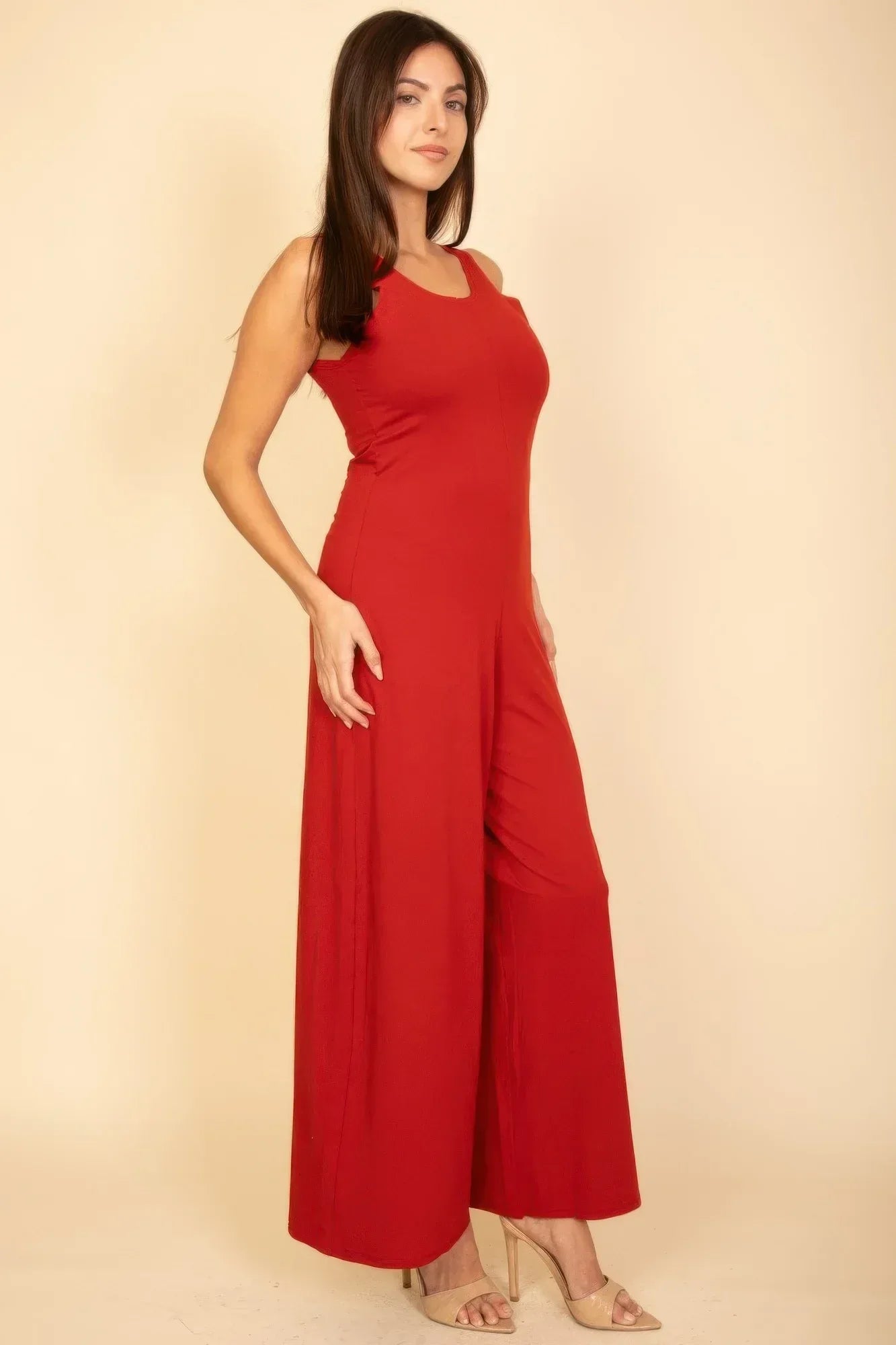 Sleeveless Tank Wide Leg Jumpsuit | Mixtshop LLC