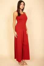 Sleeveless Tank Wide Leg Jumpsuit | Mixtshop LLC