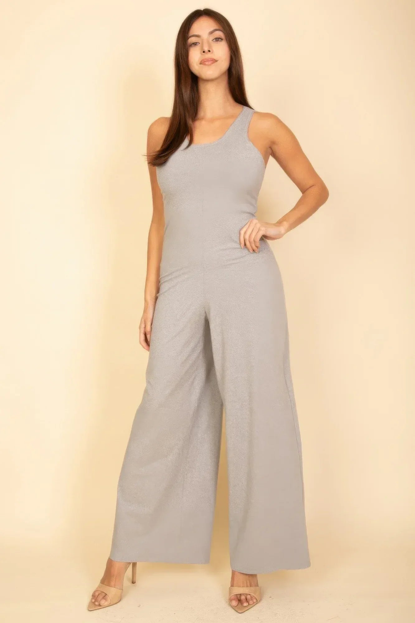 Sleeveless Tank Wide Leg Jumpsuit | Mixtshop LLC