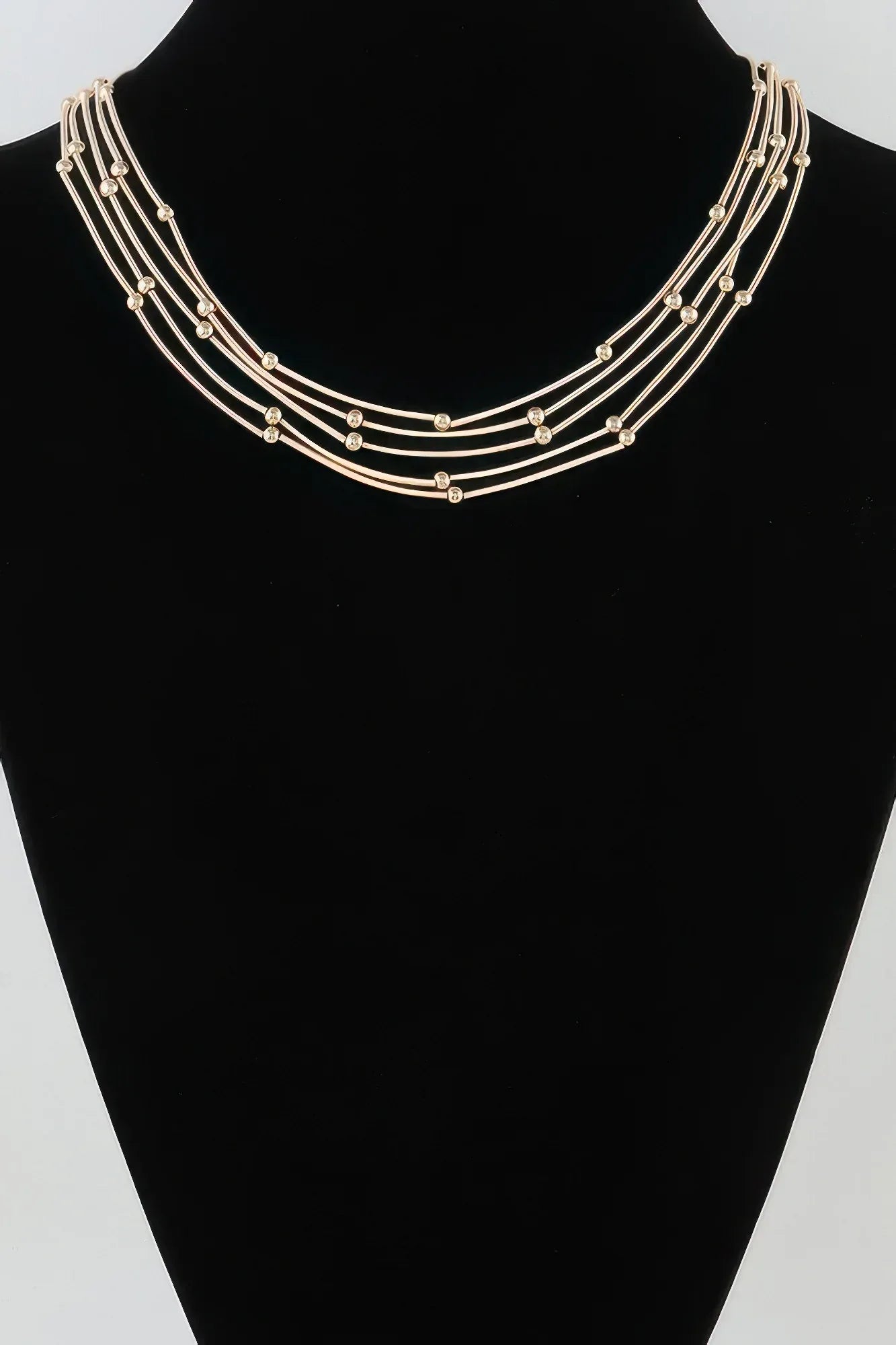 Multi Pillar Beaded Necklace | Mixtshop LLC Main image