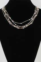 Multi Pillar Beaded Necklace | Mixtshop LLC