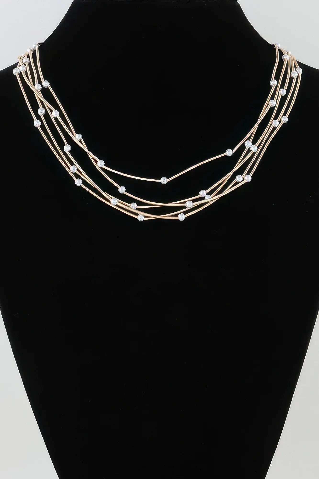 Multi Pillar Beaded Necklace | Mixtshop LLC