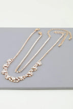 Bejeweled Curtain Drop Ballgown Necklace | Mixtshop LLC
