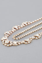 Bejeweled Curtain Drop Ballgown Necklace | Mixtshop LLC